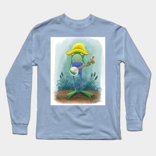 Bayou Banjo Frog Long Sleeve T-Shirt